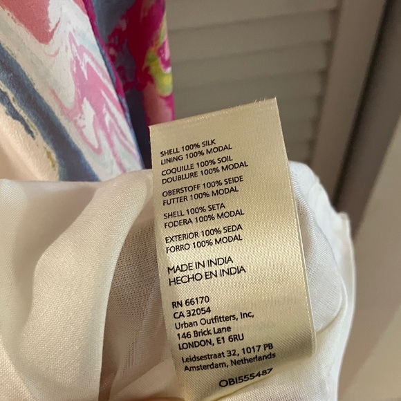 Anthropologie Silk Halter Midi Dress - Picture 8 of 11